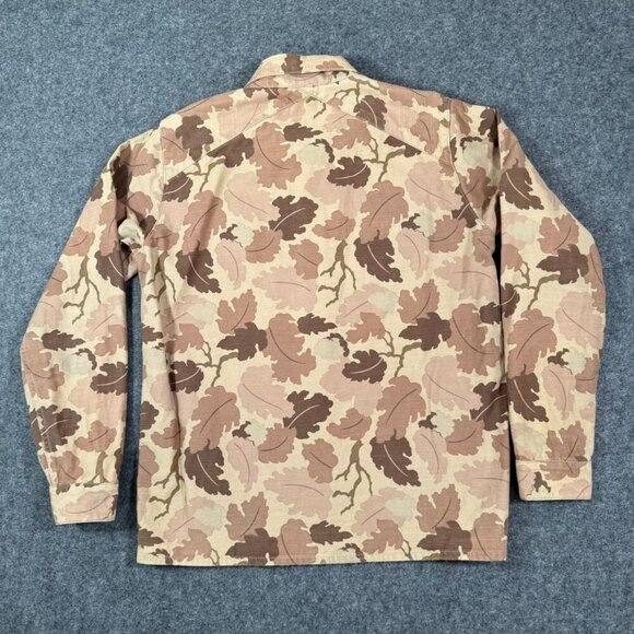 3Sixteen Mens Fatigue Overshirt Tan Mitchell Camo Floral Fall Hunting Sz Medium - Picture 2 of 10